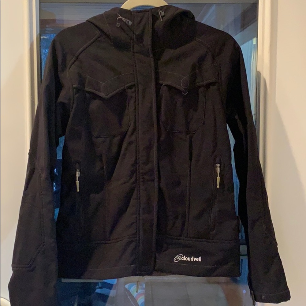 Women’s Black Cloudveil Technical Shell Ski Jacket - image 1